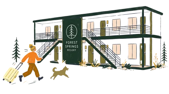 Forest Springs Resort illustration