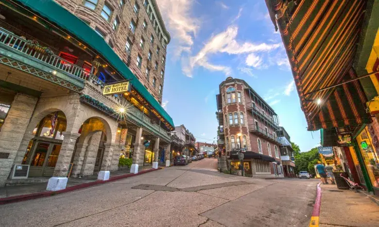 Historic downtown Eureka Springs