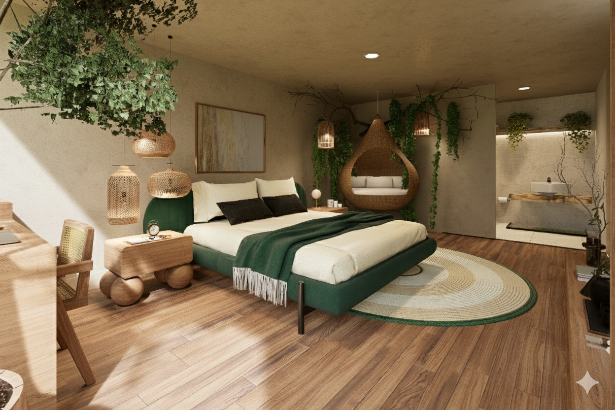 Intimate Suite with fireplace at Forest Springs Resort