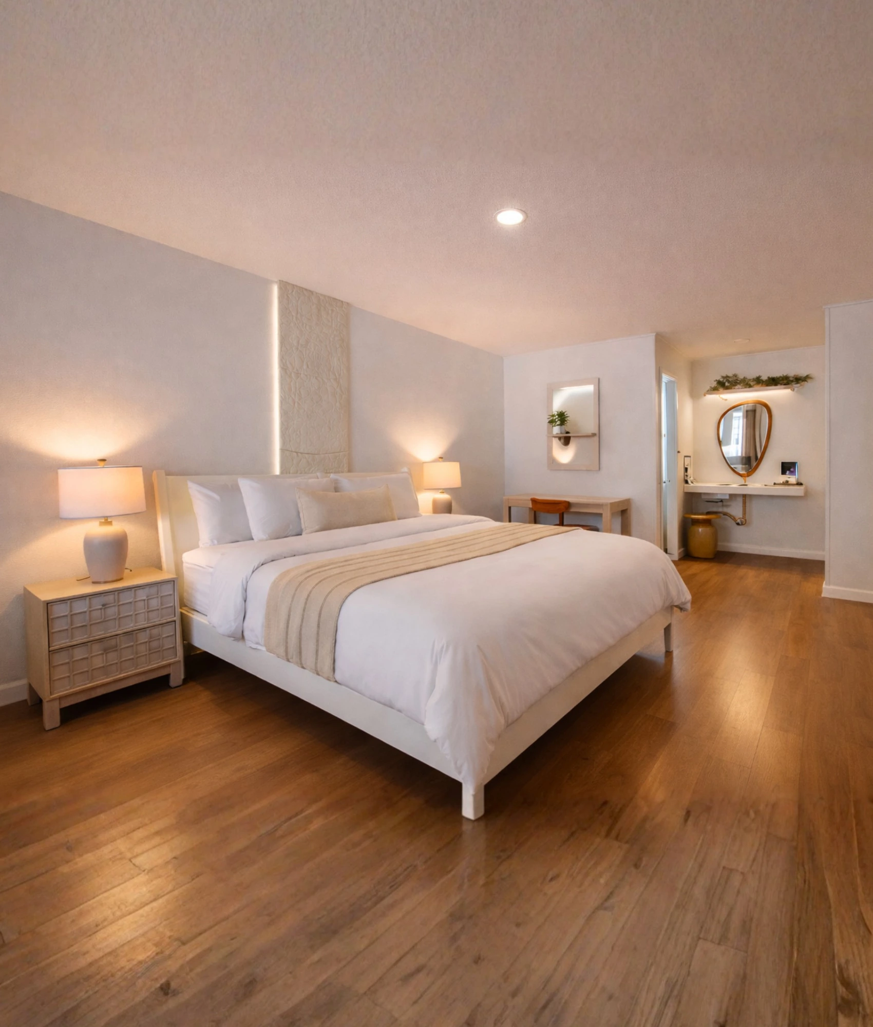Classic king room with courtyard view at Forest Springs Resort